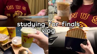 NUS study vlog: how I prepare for finals (exams)