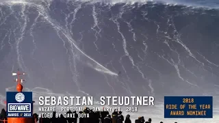 Sebastian Steudtner at Nazaré  - 2018 Ride of the Year Award Nominee - WSL Big Wave Awards