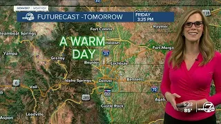 Another warm and sunny day across Colorado