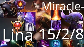 Miracle- Lina vs QOP, Sven, Dragon Knight - Alliance vs NGX g1 DreamLeague DPC EU dota2