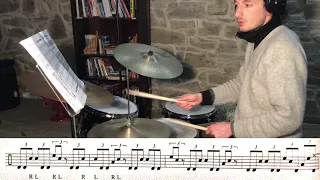 4 Bars Combination [John Riley - Beyond bop Drumming]