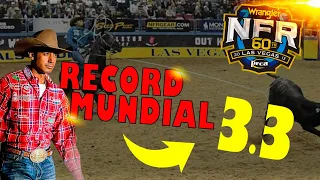 RECORD MUNDIAL TEAM ROPING- NFR 2017-JUNIOR NOGUEIRA E KALEB DRIGGERS - 3.3 SECONDS!!!