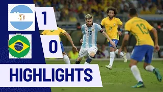 Intense Rivalry: Argentina vs Brazil 2023 Match Highlights | Thrilling 1-0 Victory #argentina2023