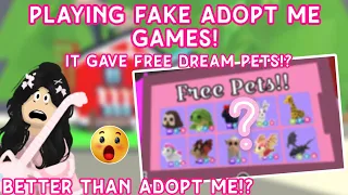 I played FAKE Adopt me Games on Roblox!!😱✨ | To know Which If its Better that Adopt Me!👀🌟 #adoptme