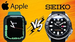 ₹30K Apple watch vs ₹10K Normal Watch ! Smartwatch vs Mechanical Automatic Watch India 2023