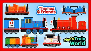 Labo Brick Train Compilation #33 Scary Thomas and Frineds