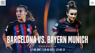 FC Barcelona vs. Bayern Munich | Partido Entero De La Jornada 3 De La UEFA Women’s Champions League