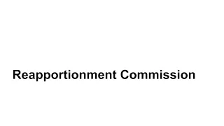 Reapportionment Commission Meeting - February 23, 2022