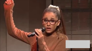 Ariana Grande impersonating Britney Spears, Shakira, Rihanna, Celine Dion..