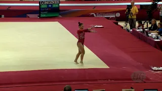 YILMAZ Tutya (TUR) - 2018 Artistic Worlds, Doha (QAT) - Qualifications Floor Exercise