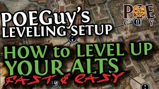 THIS IS HOW I LEVEL ALL MY ALTS IN POE | Templar, Shadow, Marauder etc. same strategy for all!