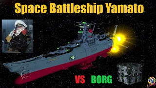 NEW Space Battleship Yamato VS The Borg & Death Star - Star Trek Starship Battles