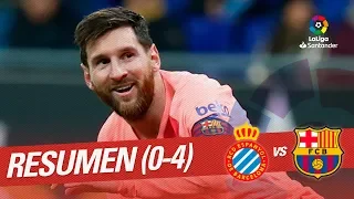 Highlights RCD Espanyol vs FC Barcelona (0-4)