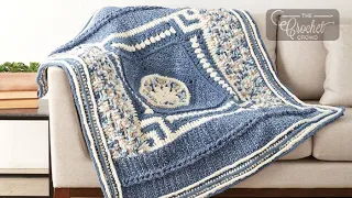 Crochet Bernat Mystery Blanket Pattern: Full Tutorial | EASY | The Crochet Crowd