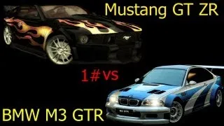 Need For Speed Most Wanted Final Race BMW M3 GTR VS MUSTANG GT Rz 1/5