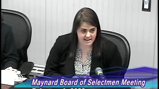 Maynard Board of Selectmen Meeting of February 4, 2020