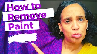 How To Remove Paint from Clothes 👖👕👚 It WORKED‼️