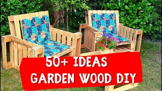 50 WOOD DIY IDEAS 🪵 Garden wooden design 🌿