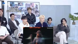 Seventeen reacting to Luíza Sonza (Feat.Demi Lovato) - Penhasco2 lyrics