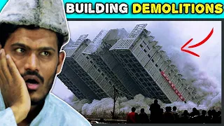Villagers React To Construction Demolitions ! Tribal People React To Tallest Building Demolitions