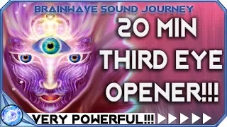 ( WARNING!!! ) Instant Third Eye Stimulation | THIRD EYE OPENER = VERY POWERFUL THIRD EYE MUSIC