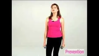 Double-Duty Squat - 10-Minute Dumbbell Workout Video - Prevention