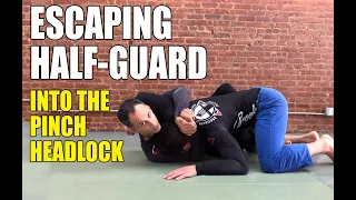 Escaping Half-Guard PART 3: Pinch Headlock to Sumi Gaeshi (BJJ/Jiu-Jitsu)