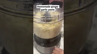 HomeMade Ginger Garlic Paste recipe (SAVE MONEY) #viral #short_video #fyp