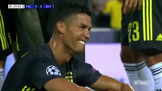 RONALDO GETS RED CARD VS VALENCIA- Juventus VS Valencia HD Highlights