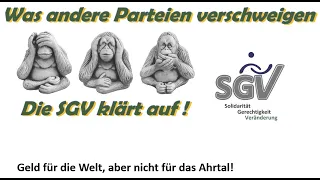 Geld für die Welt, aber nicht für das Ahrtal!