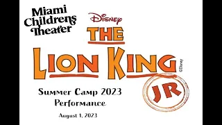 The Lion King Jr - Miami Children's Theater