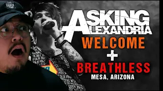 REACTION Asking Alexandria - Welcome & Breathless (with Denis Stoff) LIVE! Vans Warped Tour 2015