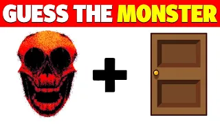 Guess The MONSTER By EMOJI + VOICE | Roblox Doors THE HUNT - Escape the Backdoor