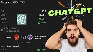 Voici Comment demander à ChatGPT d'analyser un match sur 1xbet à ta place !