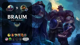 Braum Support vs Nautilus - NA Challenger Patch 13.3