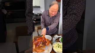 How my KOREAN PARENTS enjoyed THANKSGIVING MEAL 2023 (FULL VERSION)