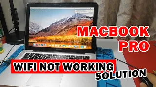 MACBOOK PRO WIFI NOT WORKING | NO HARDWARE INSTALLED MACBOOK | MACBOOK PRO A1278 | SIR MELL TV