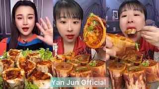 Asmr mukbang eating yummy beef bone marow- 쇠고기 골수- 牛骨髓- अस्थि मज्जा- 牛骨髄- Rinderknochenmark #983