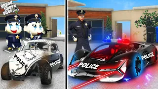 GTA 5 : Shinchan & Pinchan Fight For Best And Worst Police Car GTA 5 !