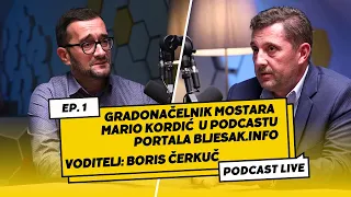 Gradonačelnik Mostara, Mario Kordić, u podcastu portala Bljesak.info koji se emitirao uživo!