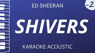 Shivers - Ed Sheeran (Acoustic Karaoke) Lower Key