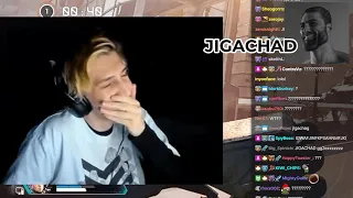 xQc cant control his Stutterings and Buddha cant understand what X saying (JIGACHAD)