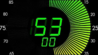 Seconds Countdown LED Circle Clock Version , Remix BBC Countdown , 50FPS . . .