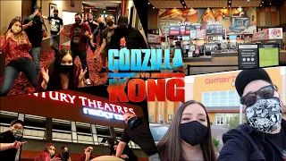 Godzilla vs Kong - IN THEATER Non Spoiler Review - Cinemark Private Watch Party VLOG