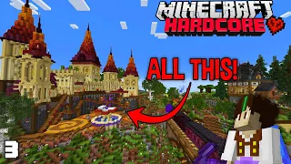 I Spent Hours Building this Hardcore Minecraft Castle!