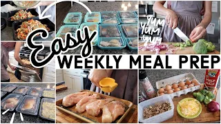 🤩 EASY MEAL PREP FOR BUSY MOMS! (Weekly Food Prep)