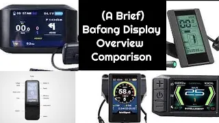 Bafang Display Overview: Helping you choose the best display for your needs