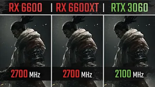 RX 6600 vs RX 6600XT vs RTX 3060 | 1080P, 1440P & 4K Benchmarks