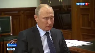 Владимир Путин провел встречу с врио губернатора Кемеровской области