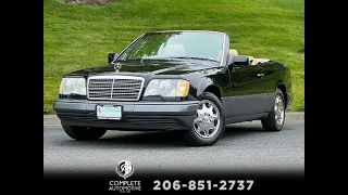 1995 Mercedes-Benz E320 Cabriolet MSRP Was $80,235 In 1995 Just Serviced EXCELLENT!! - $11,950!!